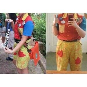 Disney Cast Member Costume DINOLAND Animal Kingdom Shorts Uniform  3D